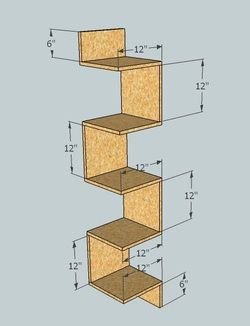 39 top idées d'étagères modernes à fabriquer soi-même 6