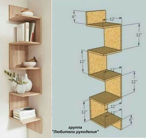 39 top idées d'étagères modernes à fabriquer soi-même 30