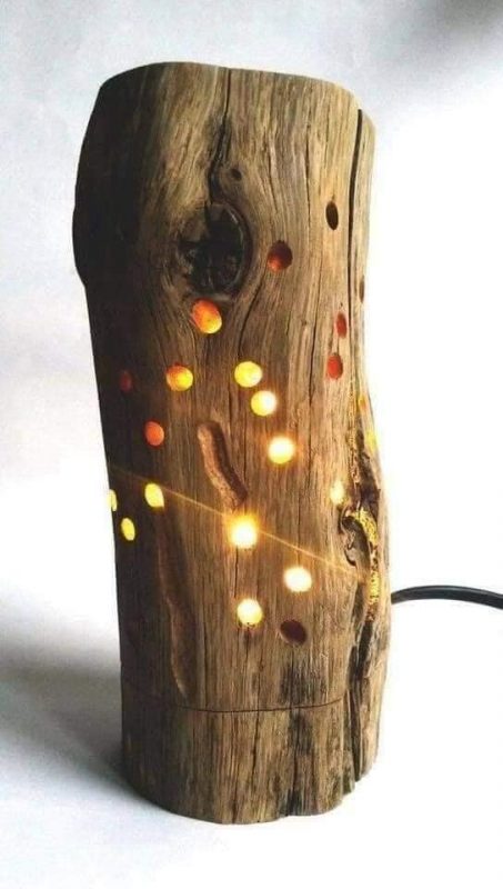 22 belles idées de lampes en bois à faire soi-même 11