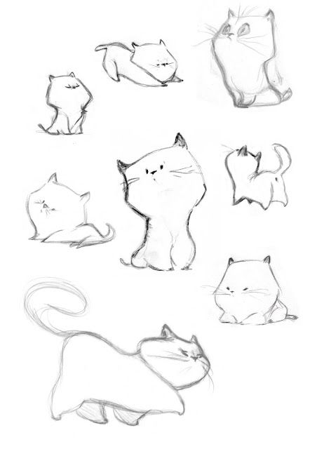 29 tutos dessins chat : pour savoir comment dessiner un chat facilement 19