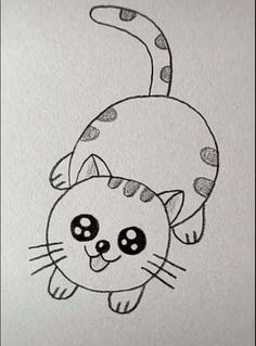 29 tutos dessins chat : pour savoir comment dessiner un chat facilement 7