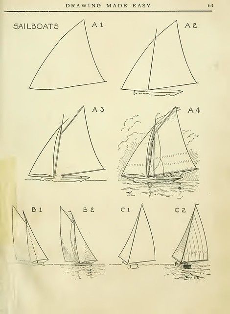 29 tutos dessins étape par étape pour apprendre à dessiner un bateau 9