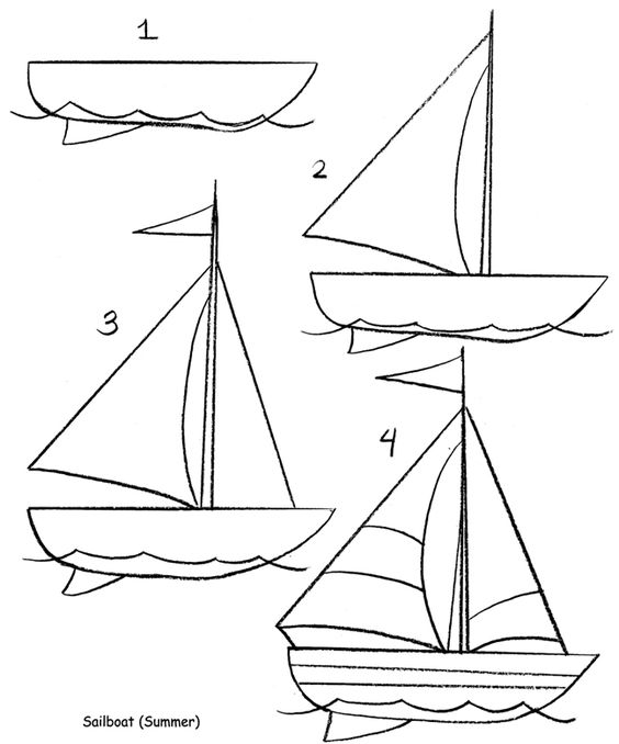 29 tutos dessins étape par étape pour apprendre à dessiner un bateau 15