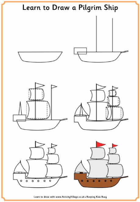 29 tutos dessins étape par étape pour apprendre à dessiner un bateau 19
