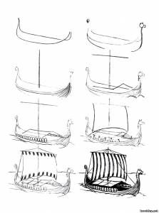 29 tutos dessins étape par étape pour apprendre à dessiner un bateau 21