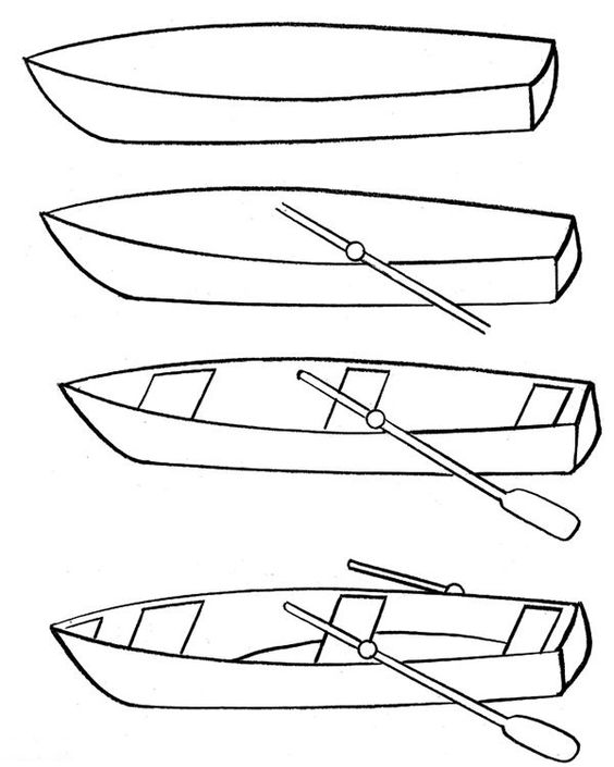 29 tutos dessins étape par étape pour apprendre à dessiner un bateau 4