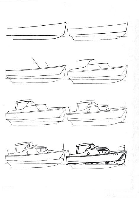 29 tutos dessins étape par étape pour apprendre à dessiner un bateau 12