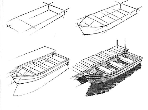 29 tutos dessins étape par étape pour apprendre à dessiner un bateau 1