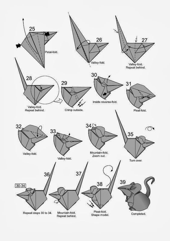 30 Tutos origami étape par étape : pour apprendre à faire des origami 24