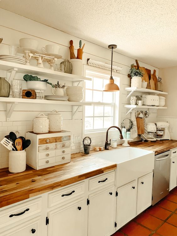 42 top idées d'étagères de cuisines en tendance 25