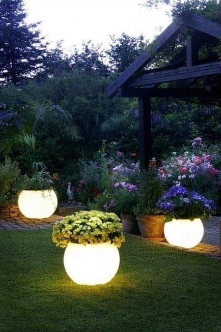 80 top idées d'éclairage de jardin en tendance 13