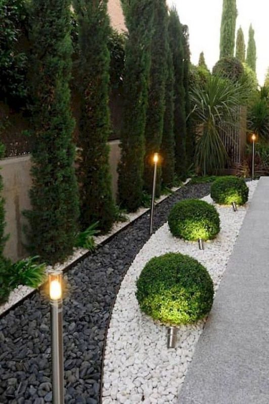 80 top idées d'éclairage de jardin en tendance 34