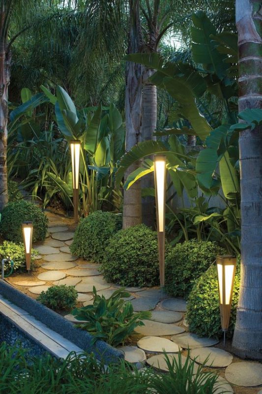 80 top idées d'éclairage de jardin en tendance 5