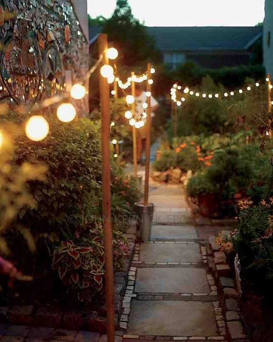 80 top idées d'éclairage de jardin en tendance 69
