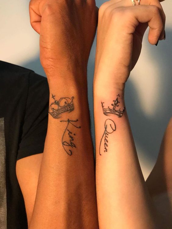 100 top idées de tatouages de couples à faire à deux 22