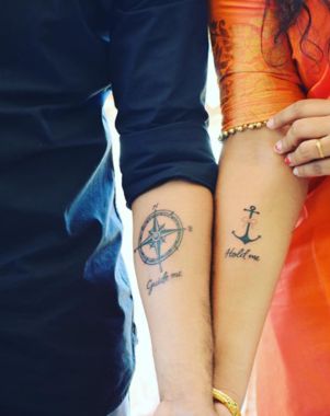 100 top idées de tatouages de couples à faire à deux 58