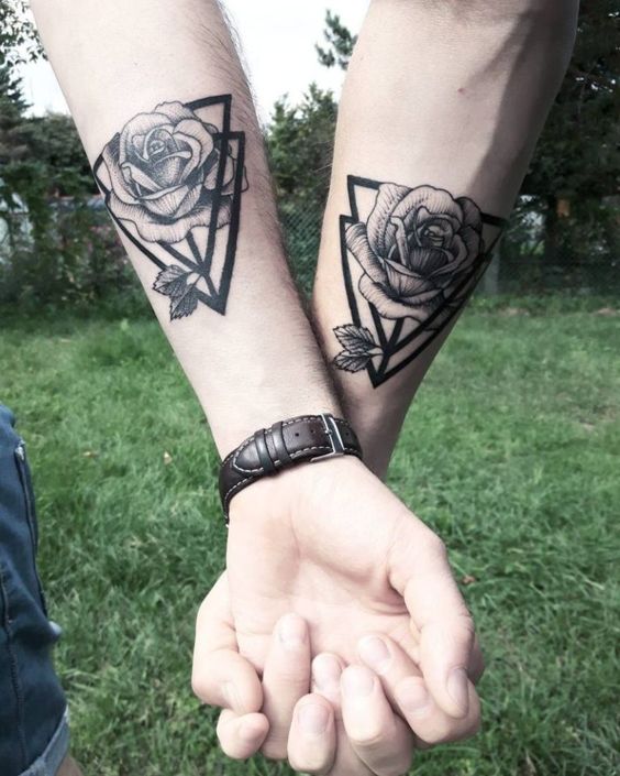 100 top idées de tatouages de couples à faire à deux 70