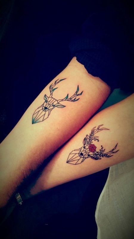 100 top idées de tatouages de couples à faire à deux 84