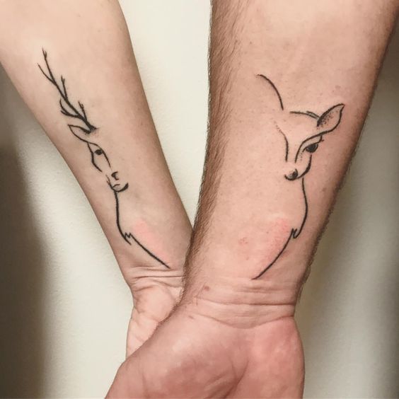 100 top idées de tatouages de couples à faire à deux 14