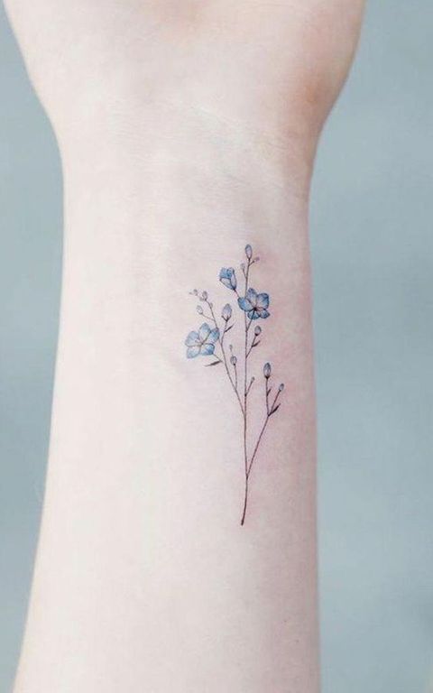 100 top idées de tatouages fleur 2