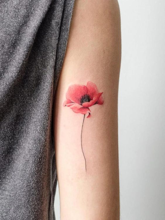 100 top idées de tatouages fleur 12