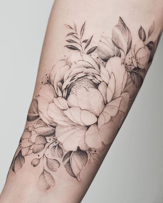 100 top idées de tatouages fleur 20