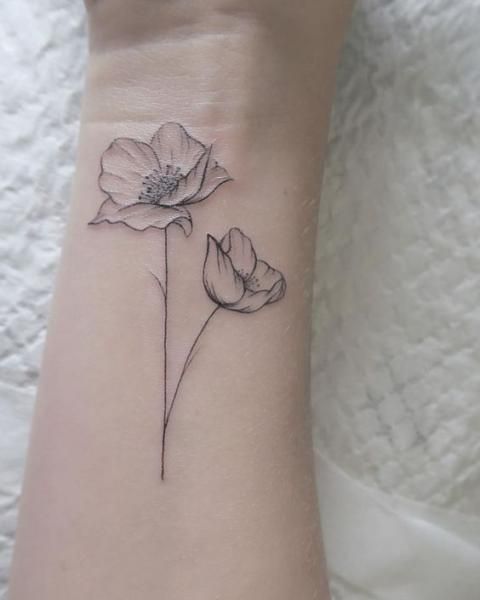 100 top idées de tatouages fleur 29