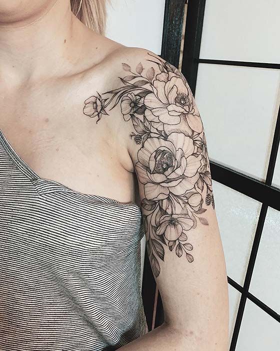 100 top idées de tatouages fleur 42
