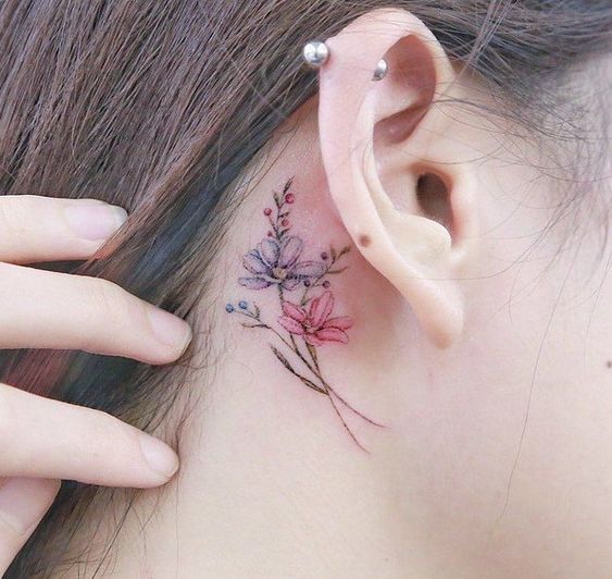 100 top idées de tatouages fleur 49