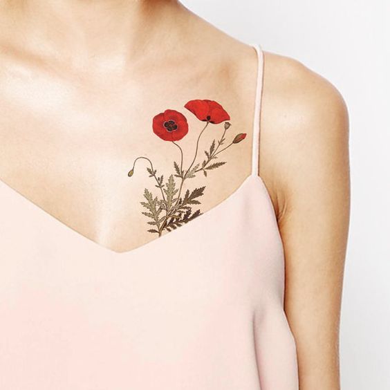 100 top idées de tatouages fleur 56