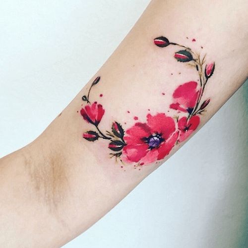 100 top idées de tatouages fleur 61