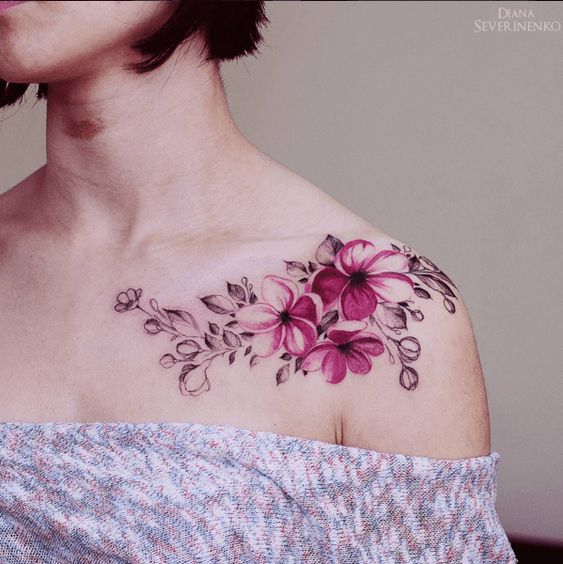 100 top idées de tatouages fleur 73 100 top idées de tatouages fleur 73