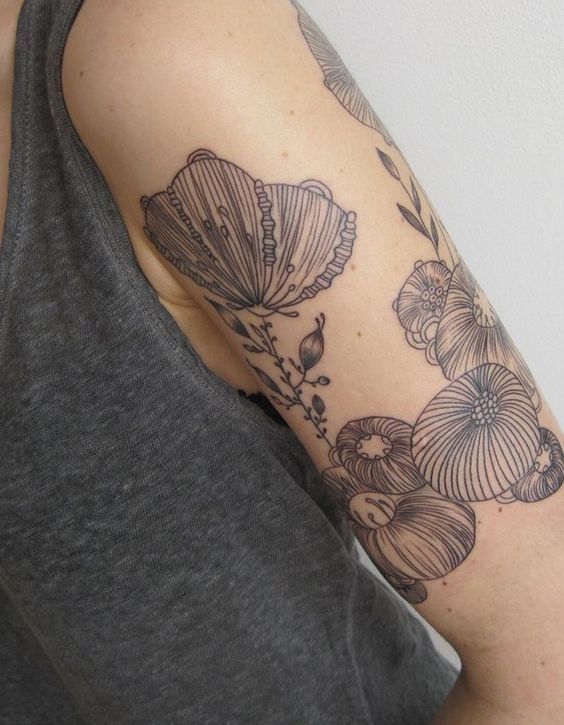100 top idées de tatouages fleur 88