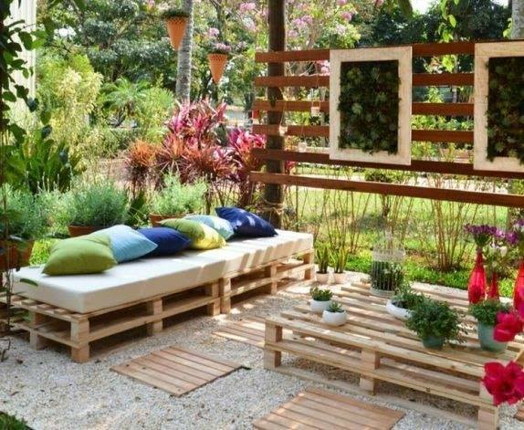32 top idées de salons de jardin en palettes 30