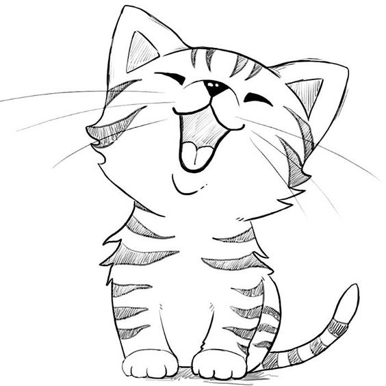 51 top idées & tutos de dessins de chat : pour apprendre à dessiner un chat 22
