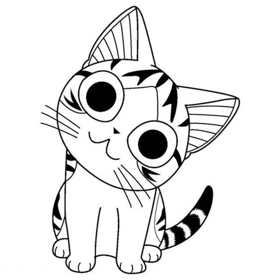 51 top idées & tutos de dessins de chat : pour apprendre à dessiner un chat 8