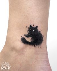 100 idées de tatouages pour les amoureux des chats 16