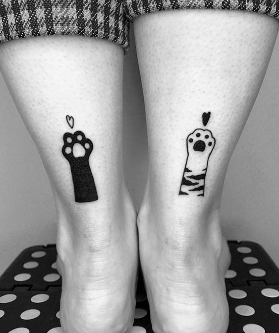 100 idées de tatouages pour les amoureux des chats 51
