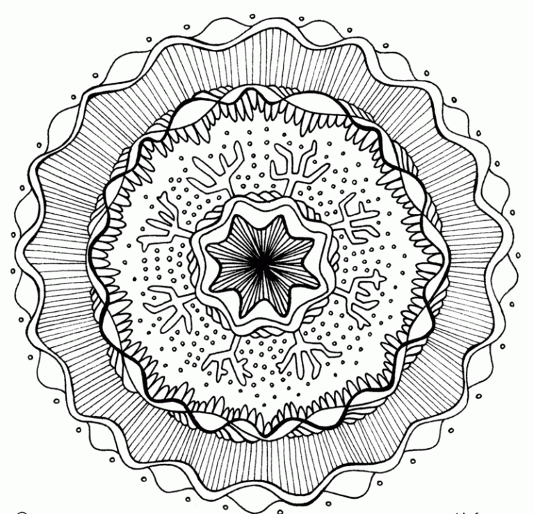 100 top idées de dessins & coloriages mandala 91