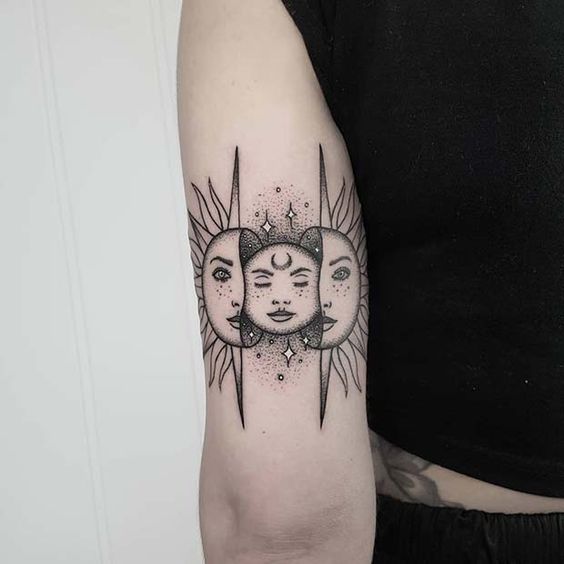 100 top idées de tatouages soleil 21