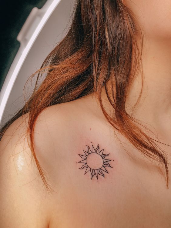 100 top idées de tatouages soleil 60