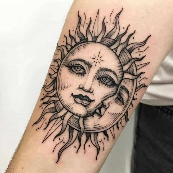 100 top idées de tatouages soleil 101