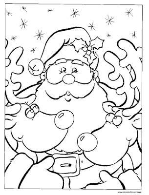 42 Dessins de Pères noël & Coloriages à Imprimer 15 42 Dessins de Pères noël & Coloriages à Imprimer 15