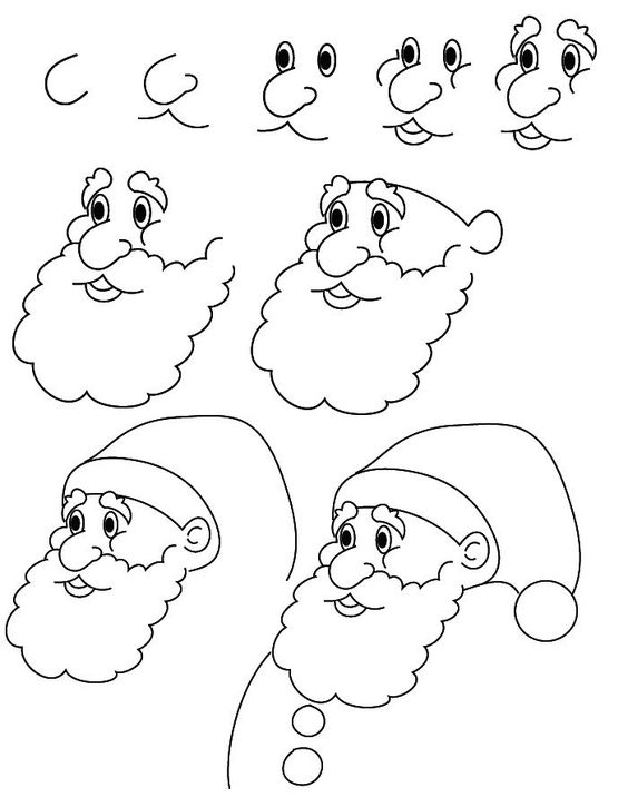 42 Dessins de Pères noël & Coloriages à Imprimer 13