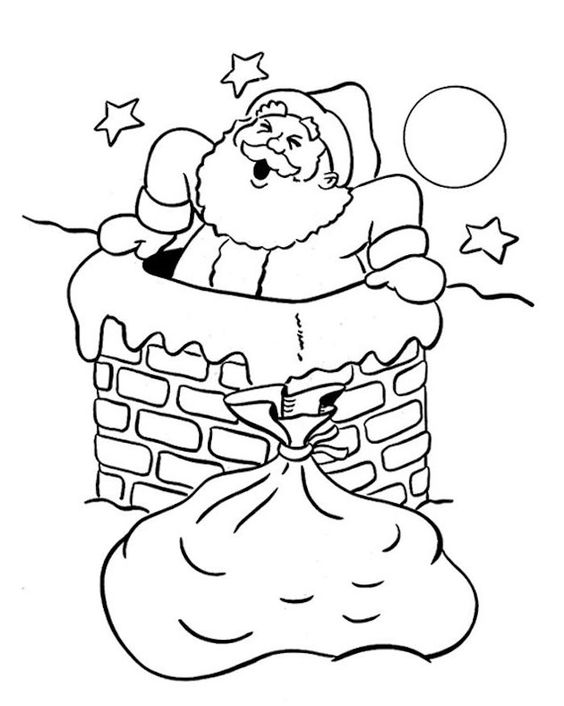42 Dessins de Pères noël & Coloriages à Imprimer 14 42 Dessins de Pères noël & Coloriages à Imprimer 14