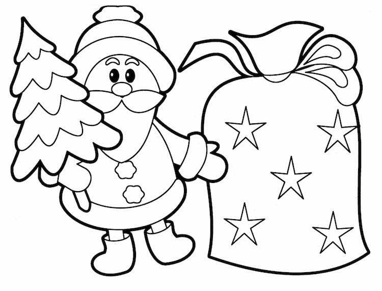 42 Dessins de Pères noël & Coloriages à Imprimer 21