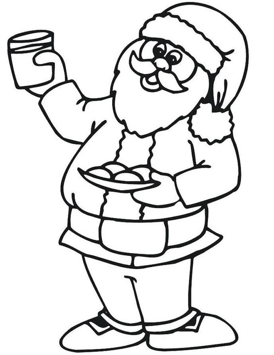 42 Dessins de Pères noël & Coloriages à Imprimer 27 42 Dessins de Pères noël & Coloriages à Imprimer 27
