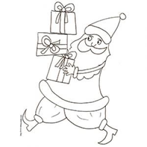 42 Dessins de Pères noël & Coloriages à Imprimer 29