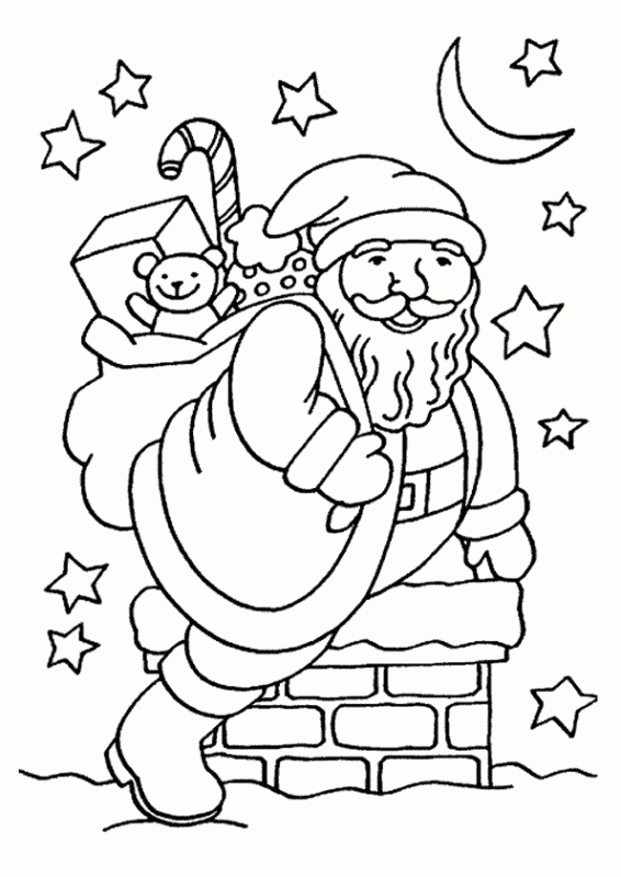 42 Dessins de Pères noël & Coloriages à Imprimer 33