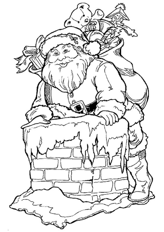 42 Dessins de Pères noël & Coloriages à Imprimer 35